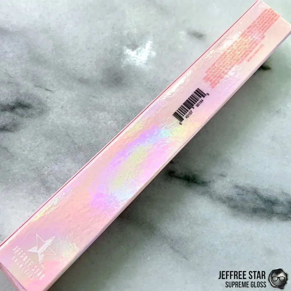JEFFREE STAR EVERYBODY KNOWS SUPREME GLOSS FULL PIGMENT LIP COLOR IN RED ORANGE